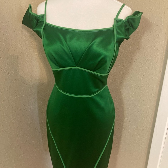 ZAC POSEN Green Dress - Picture 3 of 8